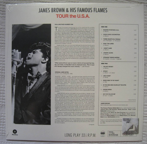 James Brown - Tour The U.s.a.+ 2 Bonus Tracks (waxtime 77203