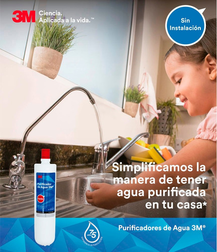 Kit Purificador Filtro Agua Modelo Family Sin Instalación 3m