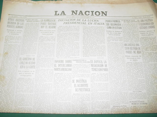 Diario La Nacion 27/12/54 Ascensos En La Fuerzas Armadas