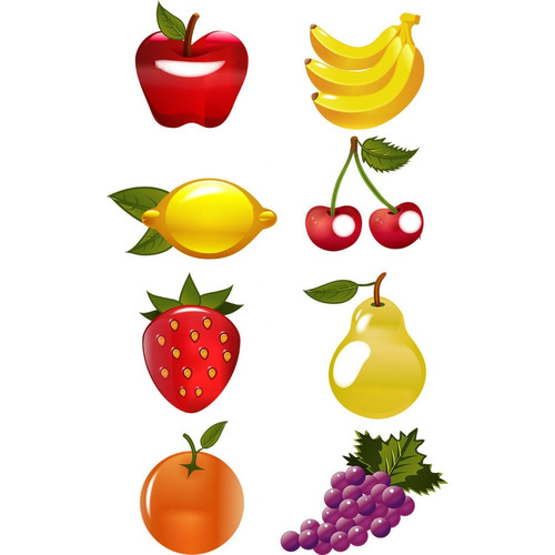 Adesivo Decorativo Geladeira - Frutas 2 Tamanho P