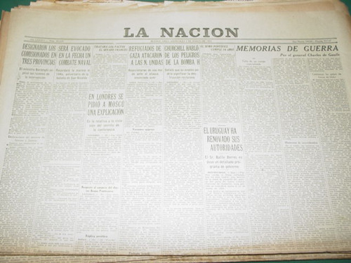 Diario La Nacion 2/3/55 Borlenghi Intervencion Provincias