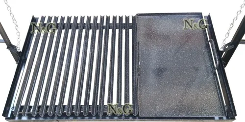 Imagen 6 de 8 de Herraje Emparrillado Para Parrilla Enlozado 1.24 X 0.60 Ref