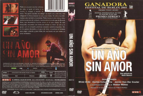 Un Año Sin Amor Dvd Juan Minujín Mimí Ardú Anahí Berneri