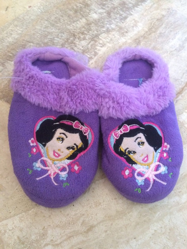 Pantuflas Para Niñas De Blancanieves Talla 25. Como Nuevas!!