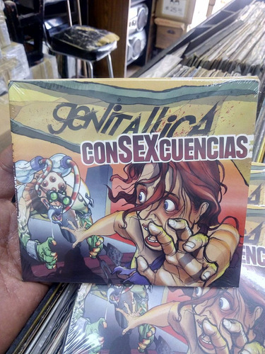 Genitallica Consexcuencias Cd Nuevo Digipack Rock Mexicano