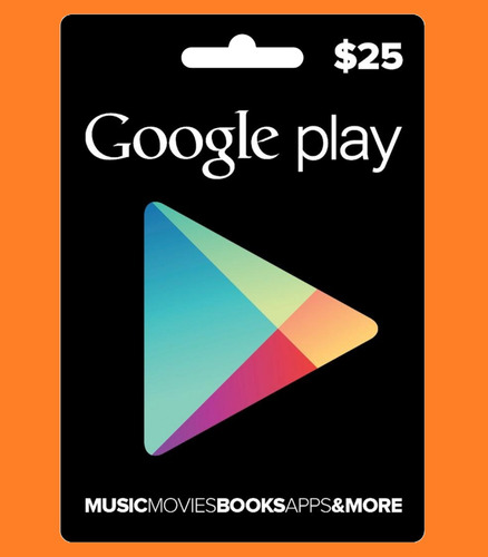 Google Play $25 Usd  - Voucher Con Codigo