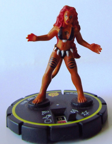 Heroclix Marvel: Tigra (de Los Vengadores). Línea Amarilla.