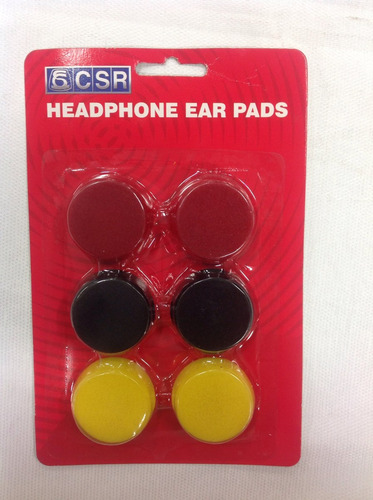 Espuma Para Fone Csr Modelo F838b Kit Com 3 Pares