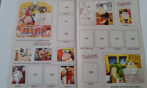 ALBUM FIGURINHAS NARUTO TRUE SPIRIT OF THE NINJA - COMP