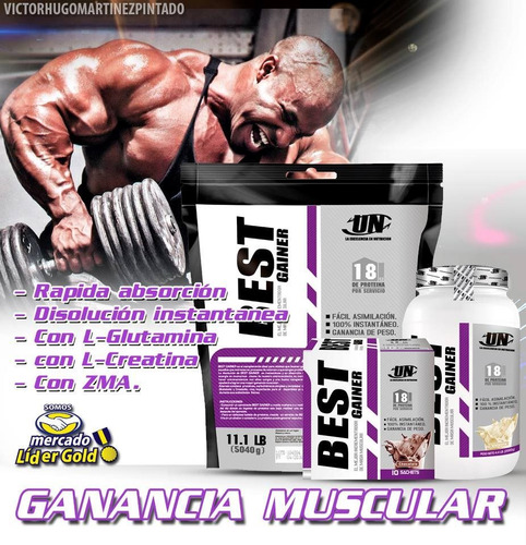 Best  Gainer  De Peso 5 Kg Proteina + Polo + Chort + Chaker