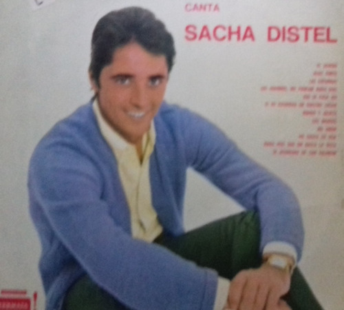 Sacha Distel Canta Vinilo Argentino Lp Pvl