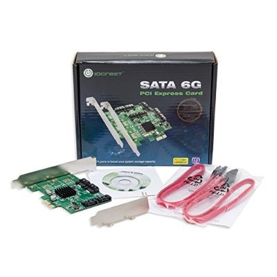 Io Cresta De 4 Puertos Sata Iii Pci-e 2.0 X1 De La Tarjeta C
