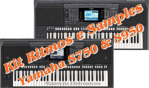 Ritmos Yamaha Atuais + Kit De Sample Interno Psr S750-s950