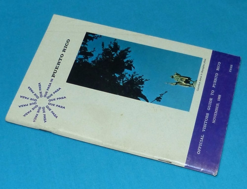 Que Pasa In Puerto Rico Antigua Guía Turística 1968 Caribe