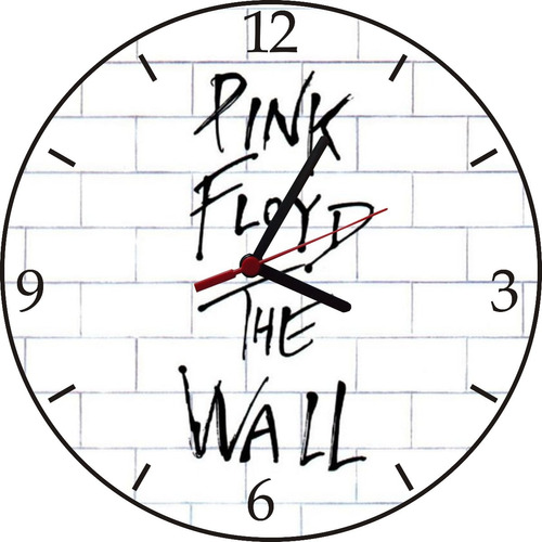 Relógio De Parede Em Disco De Vinil, Pink Floyd, The Wall
