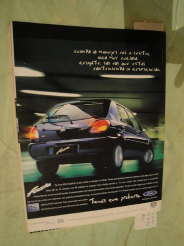 Publicidad Ford Fiesta Año 1998