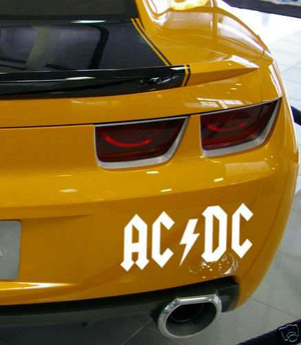 Stickers De Acdc Para Pegar Donde Gustes Mde