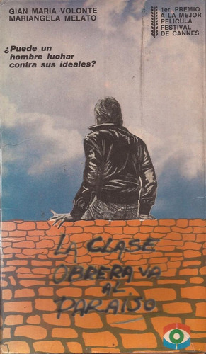 La Clase Obrera Va Al Paraiso Vhs Gian Maria Volonte Tauro