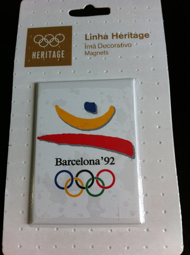 Ímã: Logo Oficial Das Olimpíadas De Barcelona 1992