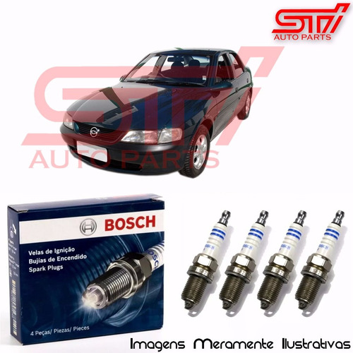 Jogo Vela Bosch Sp25 Vectra 2.0 16v Gasolina 136cv 96-97