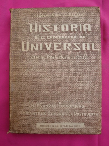 Historia Economica Universal Guerra Y Postguerra Sieveking