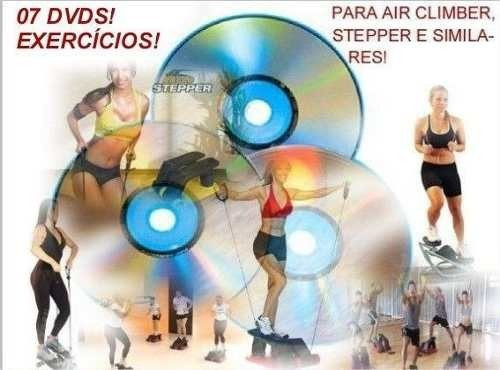 7 Dvds/exercícios Turbinados/air Climber, Stepper, Similares