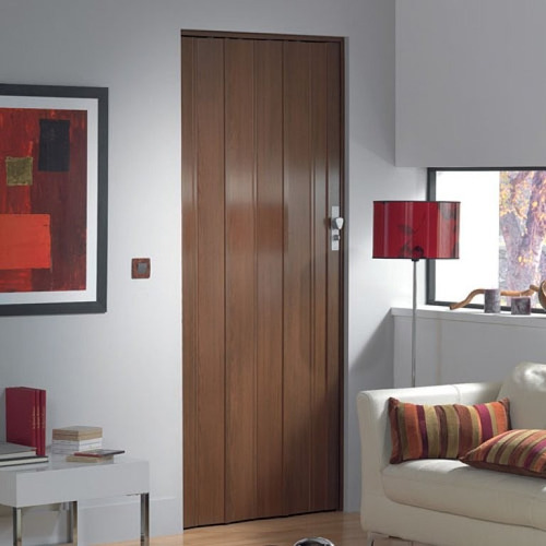 Imagen 3 de 4 de Puerta Pvc Interior - Plegable - Imitación Madera 100 X 220