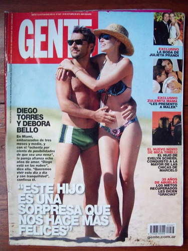 Revista Gente 2467 D Torres D Bello J Prandi Z Menem