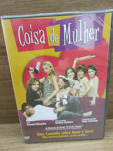 Dvd - Coisa De Mulher - Uma Comédia Sobre Amor E Sexo - Novo