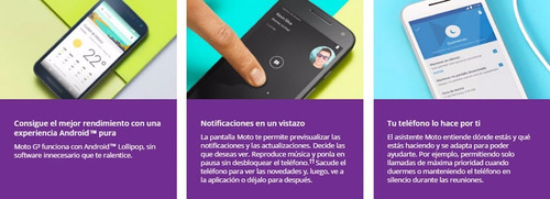 Motorola Moto G 3ra.gen Anti Agua Quad 1.4/ 8gb/ 1 Ram/ 5''
