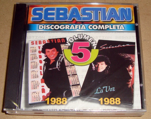 Sebastian Discografia Completa Vol 5 Doble Cd Nuevo / Kktus