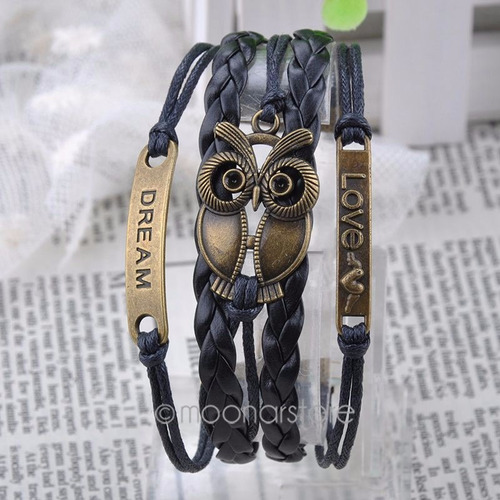 Pulseiras Femininas Com Coruja Decor *