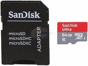 Imagem 3 de 3 de Cartão Micro Sd 64gb Ultra Sd Sandisk Classe 10