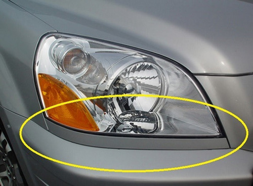 Moldura Derecha En Defensa Honda Pilot 2003 - 2005