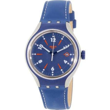 Reloj Swatch Para Hombre Yes4000 Ironía Azul Correa De
