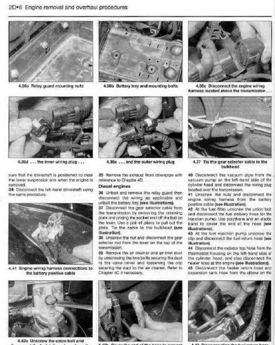 Manual De Taller Fiat Punto (1993-1999) Ingles