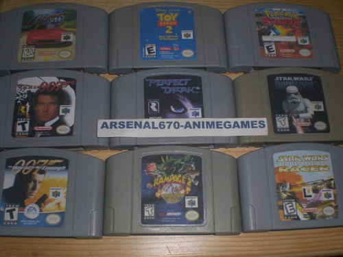 Imagen 7 de 10 de Nintendo 64 Paquete De 5 Juegos 4b Revisa La Descripcion N64
