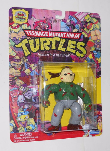 Tortugas Ninjas Figura De Leo Voorhees Custom En Blister