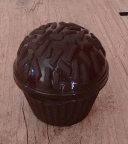 2 Potes Para Cozinha Formato De Docinho Brigadeiro