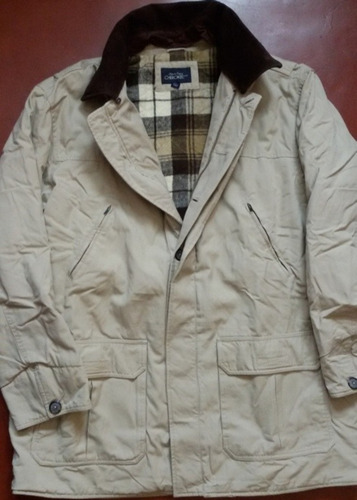 Saco Parka Cherokee Tapado Trench De Gabardina Desmontable