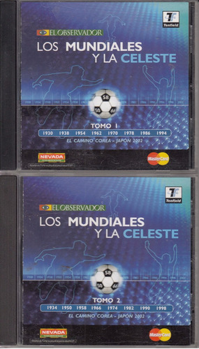 Uruguay Futbol Los Mundiales Y La Celeste 2 Cd Rom 2002