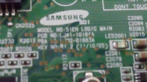 Tarjeta T-con Samsung Pl43e400 U1fxzx Lj41-10184a Box8*