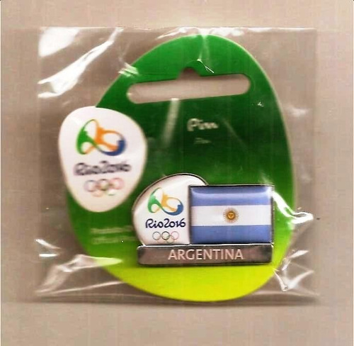 Pins Rio 2016 - Bandeira Argentina - Produto Oficial Cob