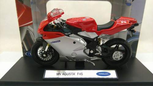 Mv Agusta F4s Welly 1:18 Mt029 Milouhobbies