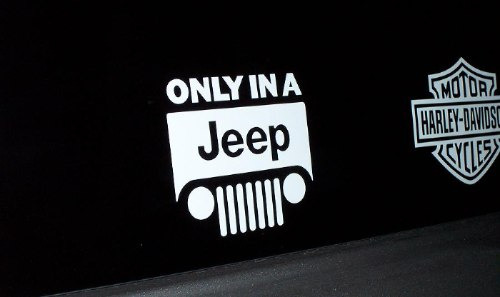 Stickers Only In A Jeep Para Tu Camioneta Jeep Mde