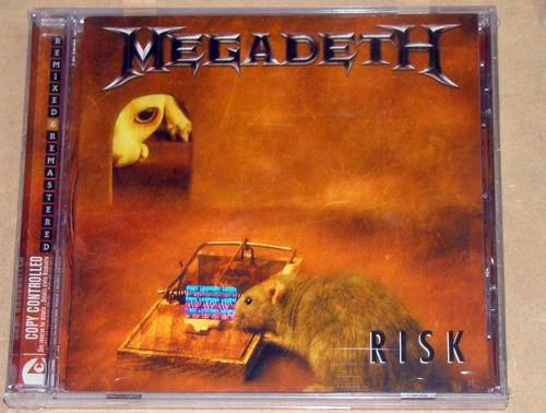 Megadeath Risk Cd Argentino Sellado / Kktus