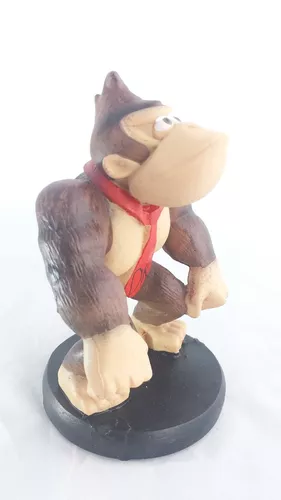 ESTATUA MACACO DONKEY KONG SUPER MARIO 15CM RESINA