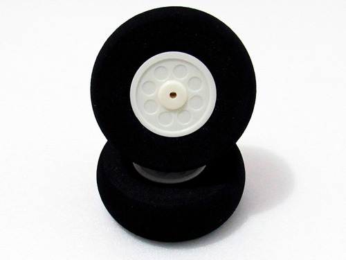 Roda De Espuma C/ Cubo De Nylon 50x19mm Perfil Reto Par