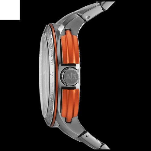 Relogio Armani Exchange Ax1405 Cinza Metal Novo Caixa Manual