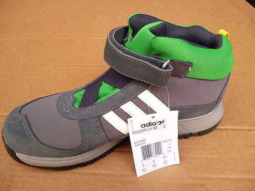 Zapato adidas Tipo Botín Para Caballero (gris - Verde)